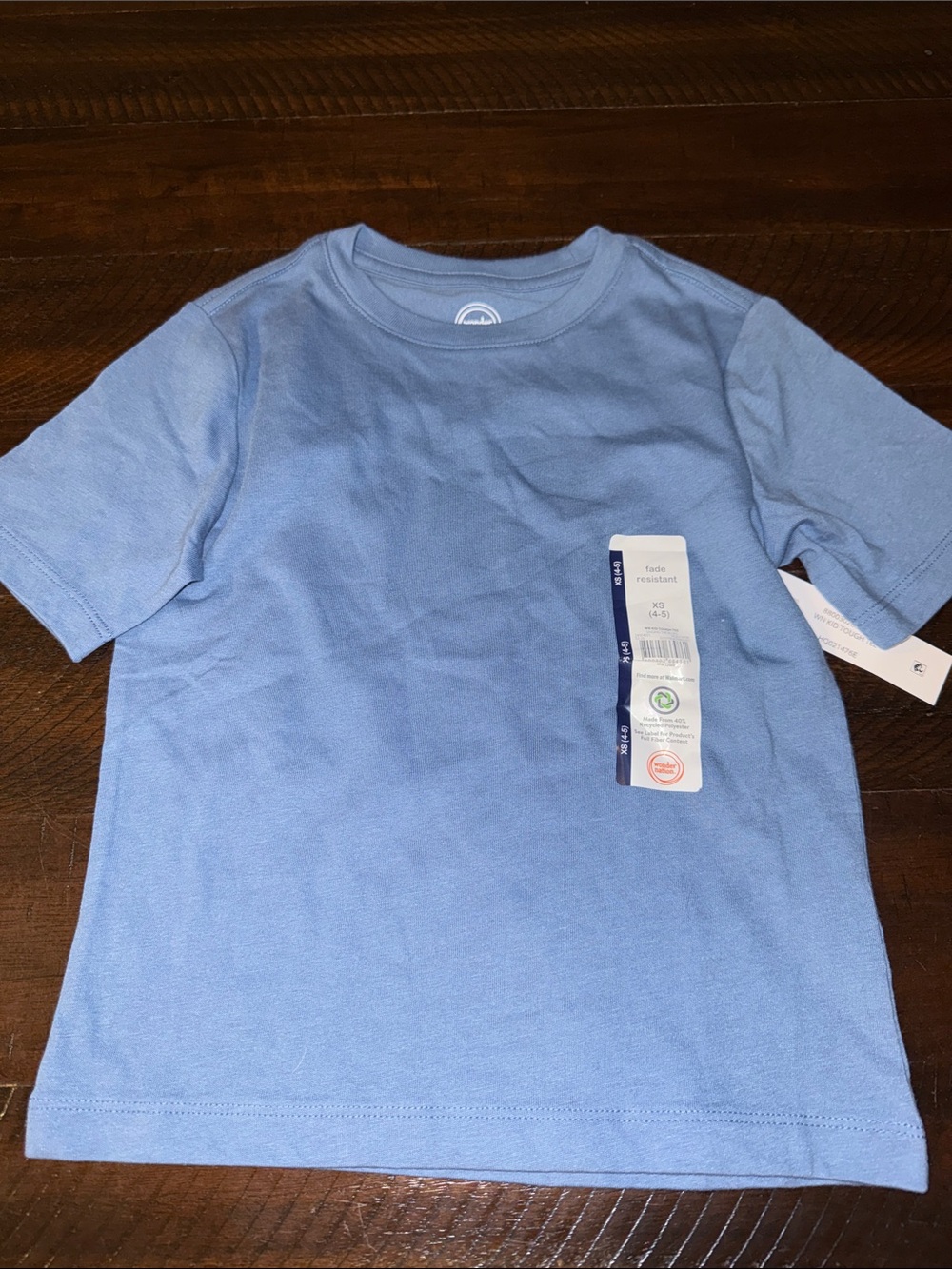 Light Blue Kids Short-Sleeve Tee